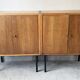 Vintage Scandinavian sideboard 2 modules in oak, 1960s