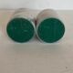 Lot of 2 White marble candlesticks, grey veins