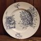 French vintage plate, R. Lafitte, Terre de Fer, Salins