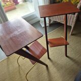 Pair of vintage 50s bedside tables or end tables