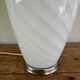 Lampe de table vintage design en verre de Murano