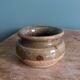 Signed stoneware mustard pot