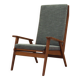 Oak armchair, Danish design, 1970s, production: Denmark