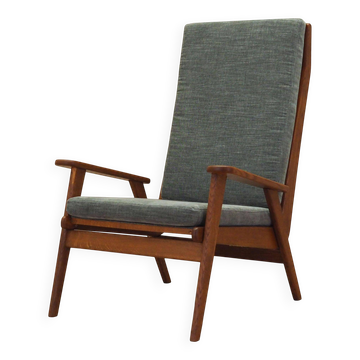 Fauteuil en chêne, design danois, années 1970, production : Danemark