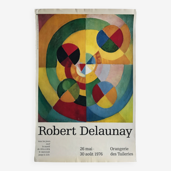 Robert delaunay (after) orangerie des tuileries, 1976. original poster