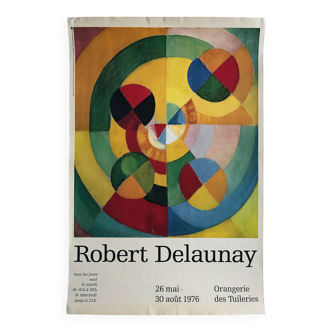 Robert delaunay (after) orangerie des tuileries, 1976. original poster