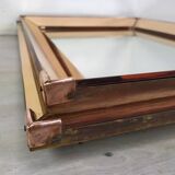 Pink art deco mirror