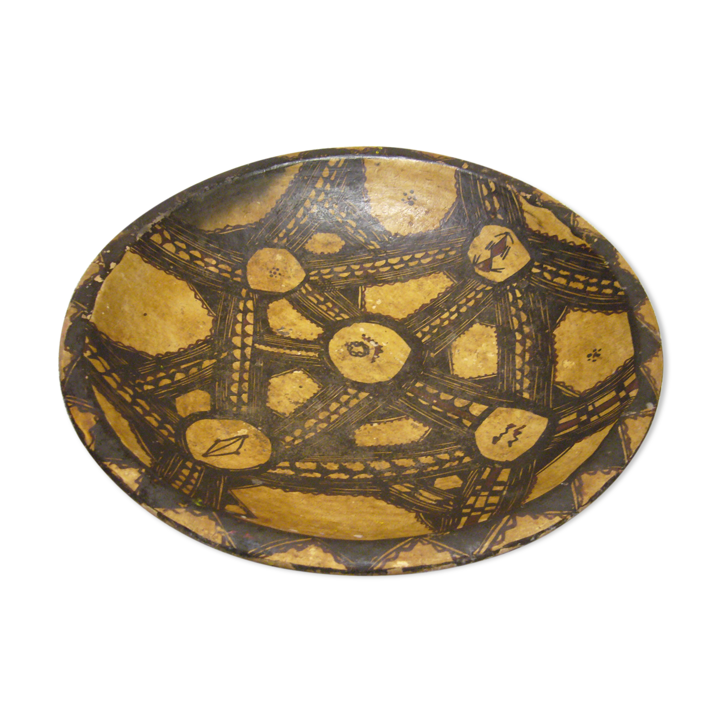 Terracotta fruit bowl