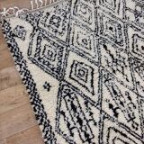 handmade abstract Berber rug 246 X 146 CM