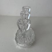 Bougeoir en verre annees 50