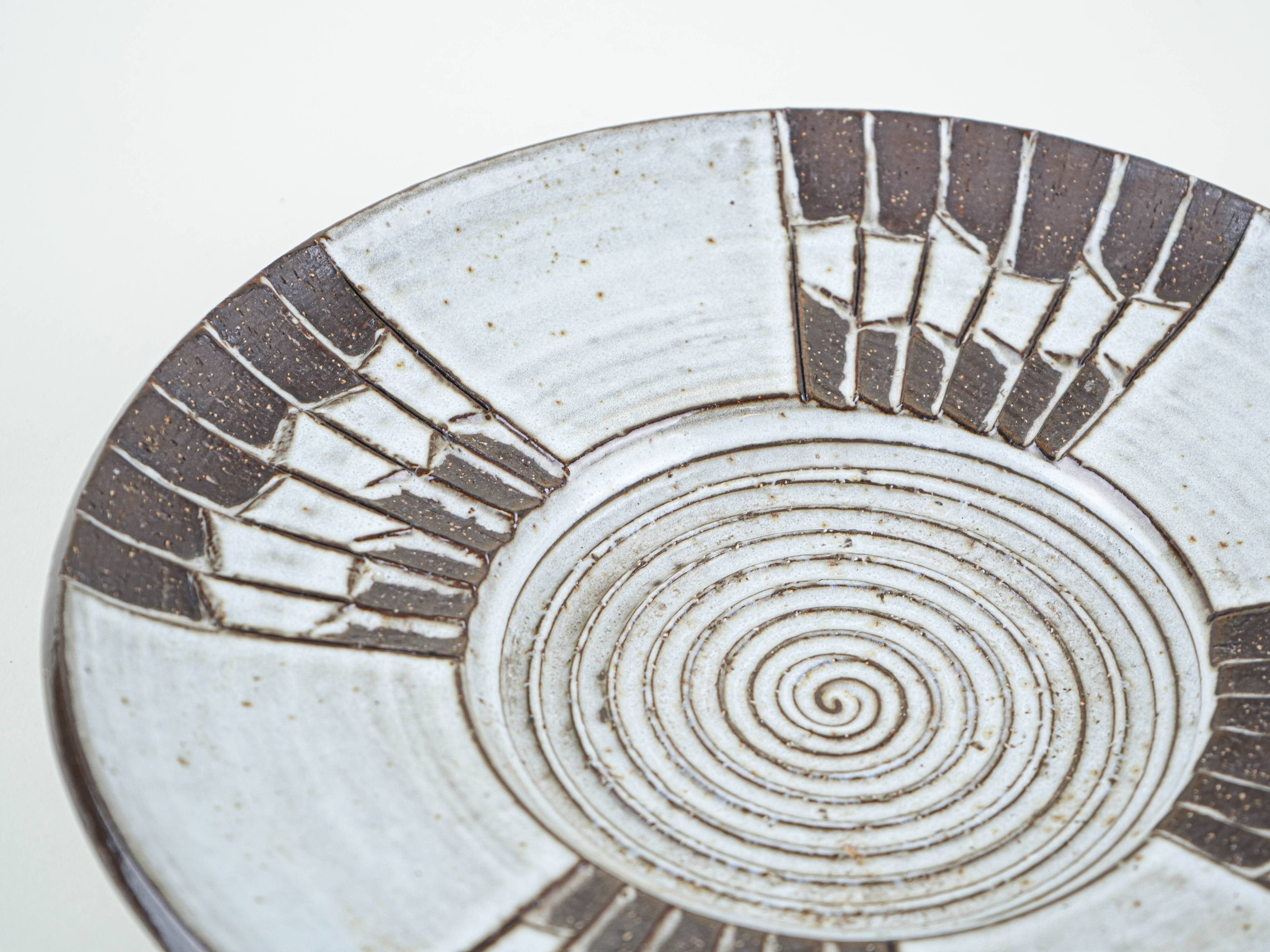 Ceramic bowl, Danish design, 1970s, manufactured by MA&S, designed by Marianne Starck