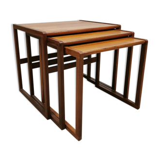 Midcentury design teak nesting tables g-plan