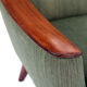 living room set,  norway 1960's, set of 2 armchairs & sofa