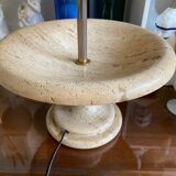 Lampe de table en travertin