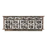 17th century wrought iron railing, balcony barrier railing