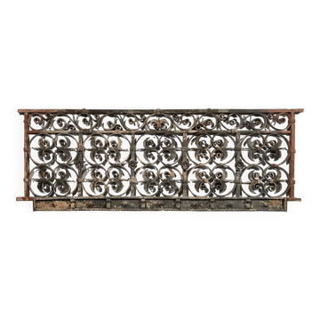Garde corps XVIIem en fer forgé, rambarde barrière de balcon