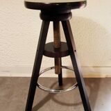 Tinted wooden screw stool