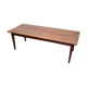 Large Antique 19th Century English Rustic Farmhouse Teak Dining Table