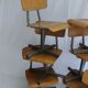 Lot of 10 kindergarten chairs - industrial style