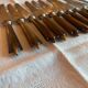 Box of 12 fine table knives from the late 19th century in horn.