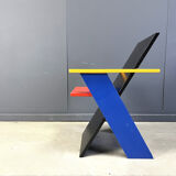 Colourful postmodern armchair, 1980s