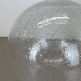 Large Hollywood Regency brass globe table lamp, Italy 1970s