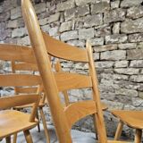 Lot 8 Chaises bistrot Campagnard 1970