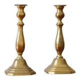 French candleholders, 1960s, set of 2