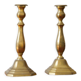French candleholders, 1960s, set of 2