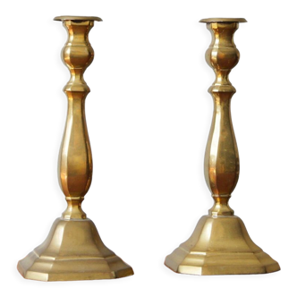 French candleholders, 1960s, set of 2