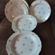 Set of 9 S&M fine porcelain soup plates