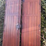 Double entrance door 227x142.2cm oak multi-point lock and its frame