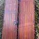 Double entrance door 227x142.2cm oak multi-point lock and frame