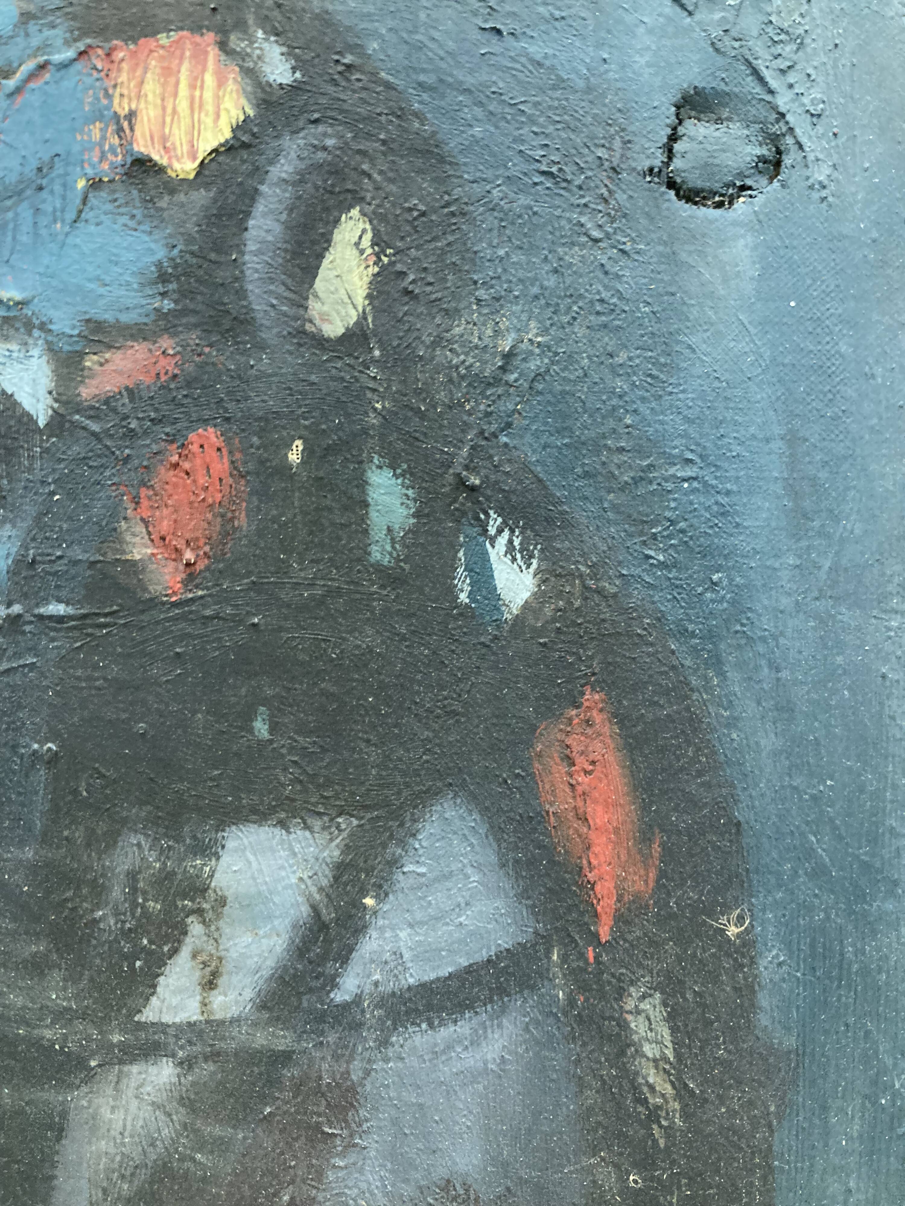 Oil on canvas vintage