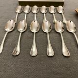 12 spoons Christofle Perle