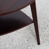 Table d'appoint ronde danoise en palissandre par Holger Georg Jensen pour Kubus, 1960