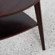 Midcentury Danish round side table in rosewood -Holger Georg Jensen - Kubus