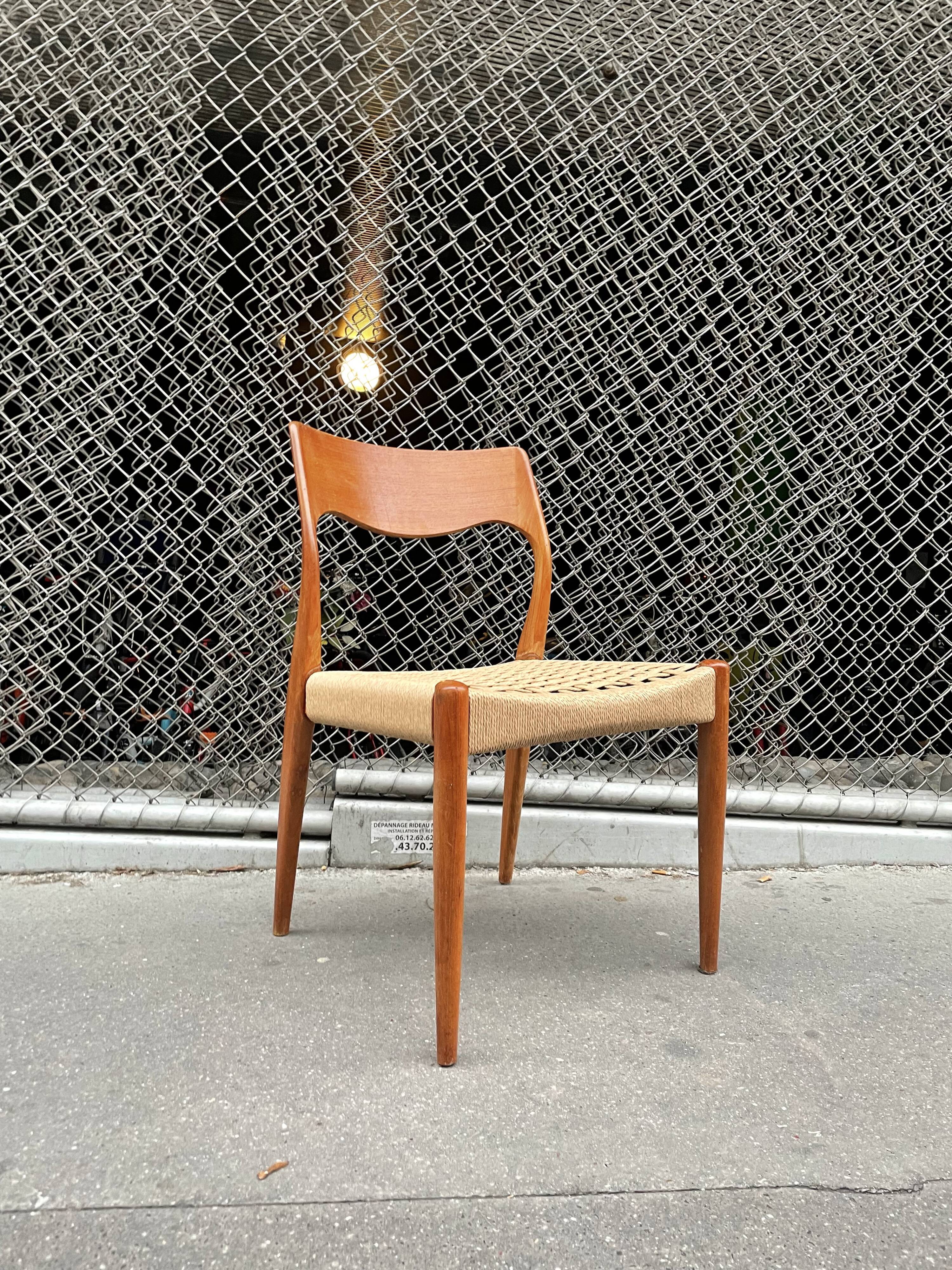 Roped chair by Niels Otto Möller 1960