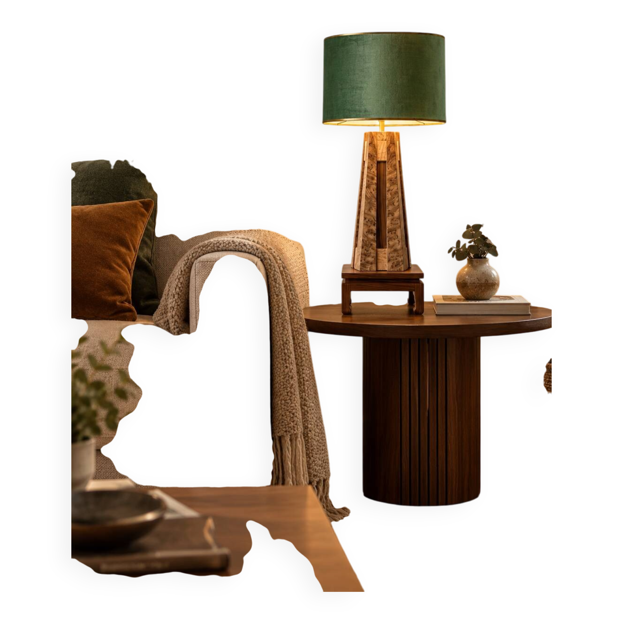 Eucalyptus Pillar Lamp