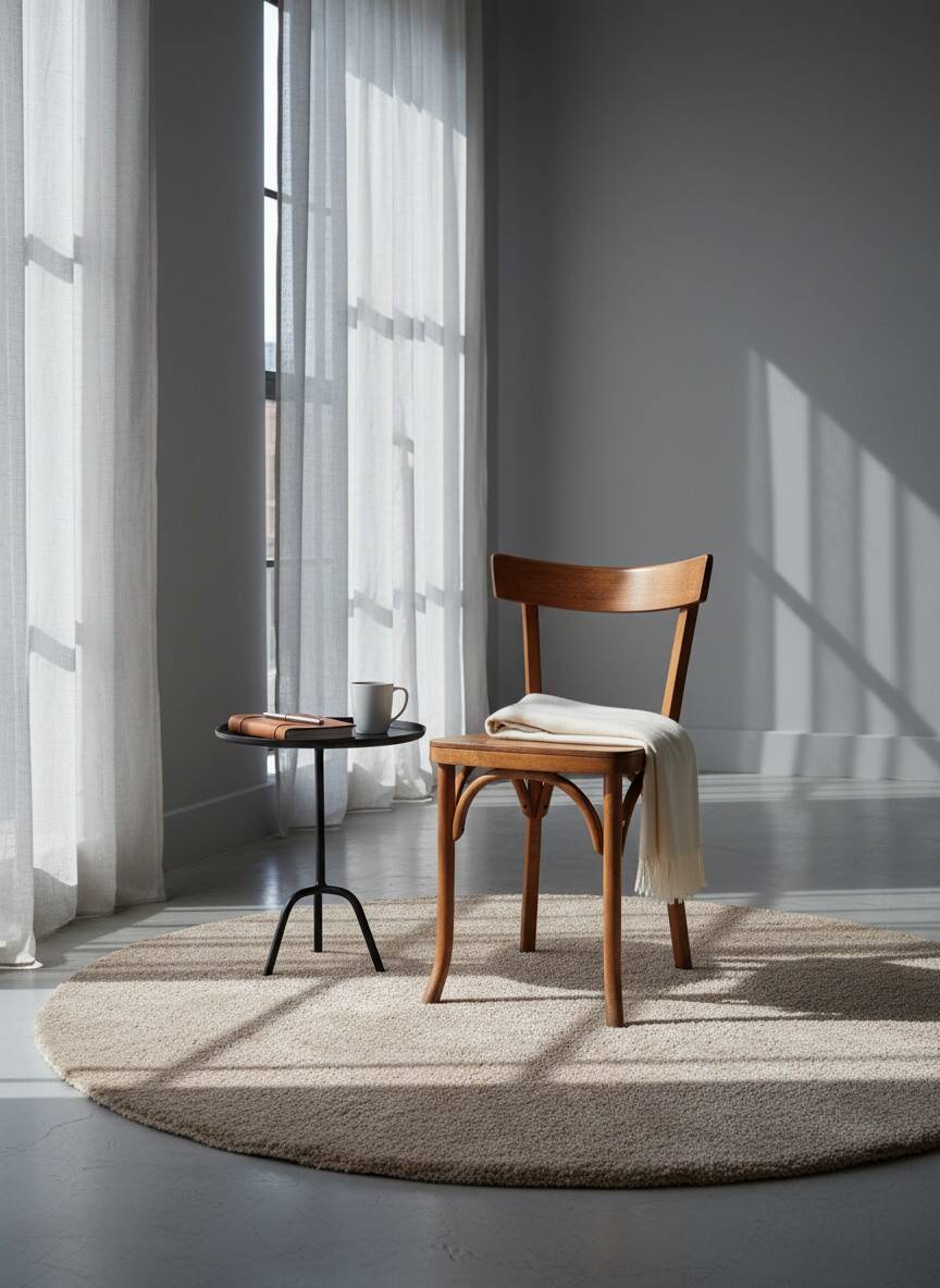 Vintage Bistro Chair in Curved Beech