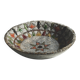 Stoneware bowl with chamotte by Fernande Kohler, Vallauris, around 1960.