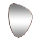 Free-form mirror with gold edge, 1950, 40x27 cm