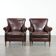 Set of 2 luxury sheepskin armchairs with a timeless look