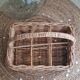 Porte-bouteilles osier vintage