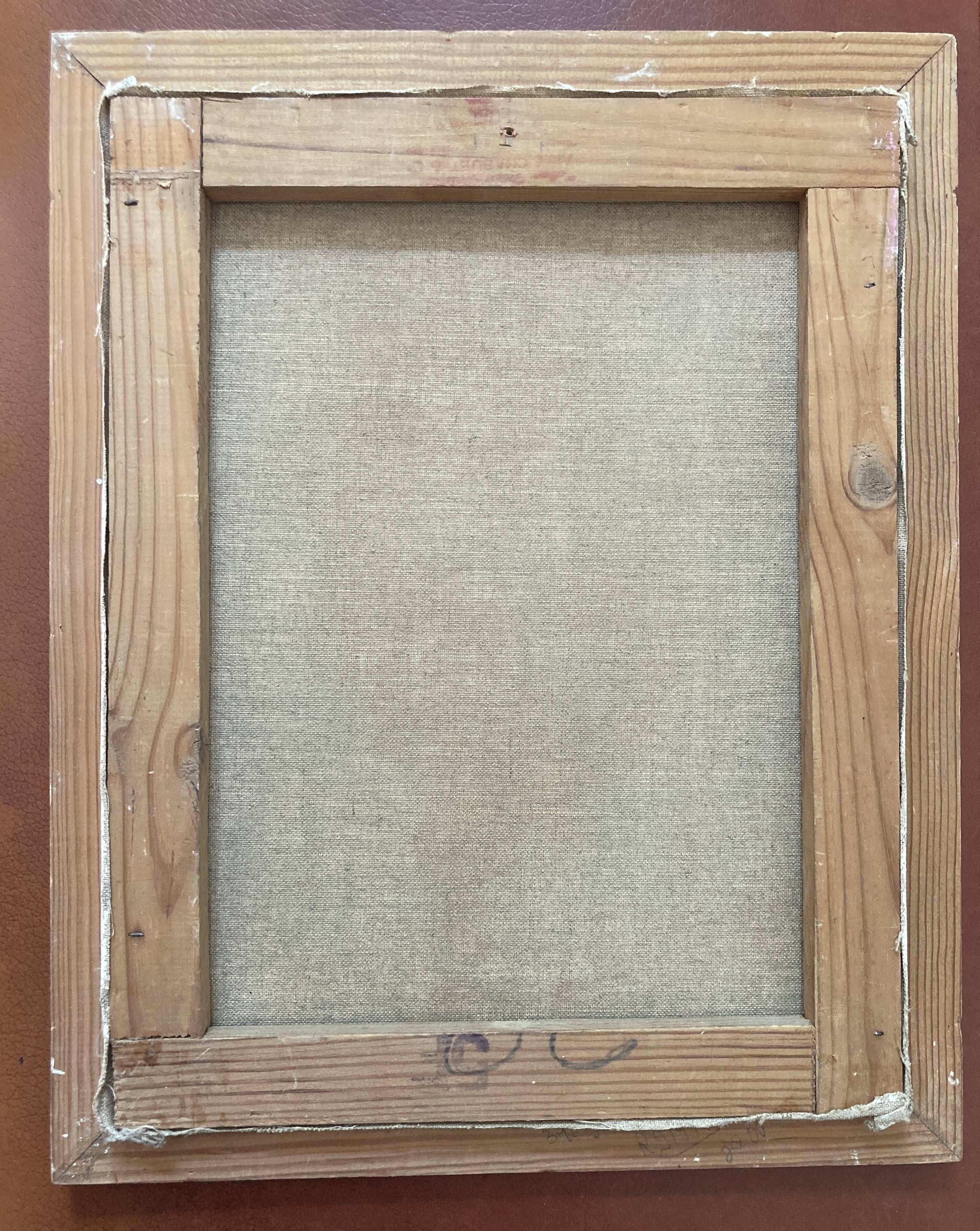 Tableau - Portrait of a woman with short hair - vintage