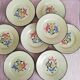 Serving 8 flat plates Anjou de Niderviller