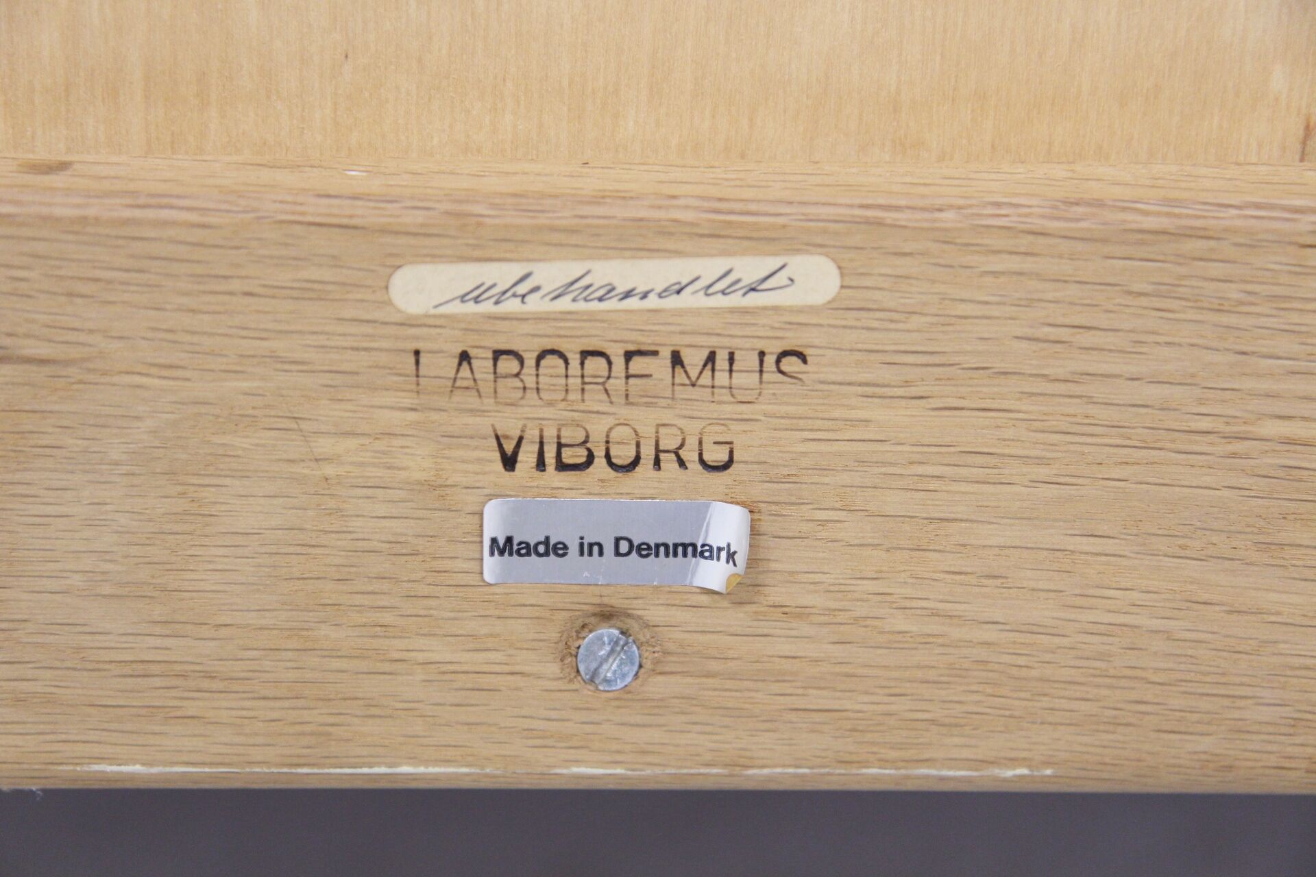 Scandinavian sofa 3 places "Laboremus", Viborg, Denmark, 1960