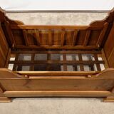 Small Child's Bed with Rolls in Cherry Wood – 1900