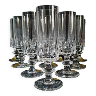 lot de 10 verre à liqueur en cristal