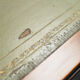 English wooden and leather desk vintage early 1900s